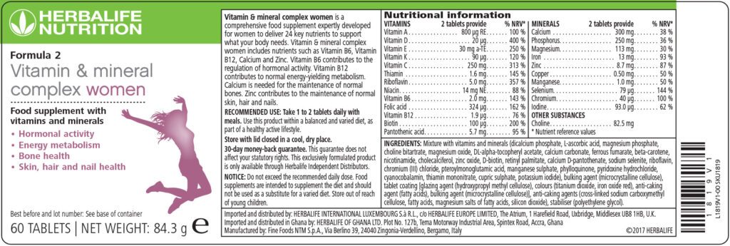 Multivitamins for Women Formula-2